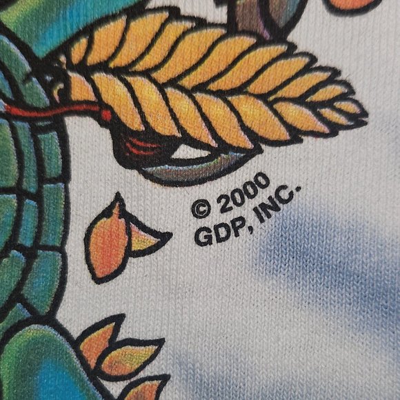 Grateful Dead Terrapin Moon Original 2000 rock Liquid Blue rock T-Shirt L NWT - Picture 6 of 7